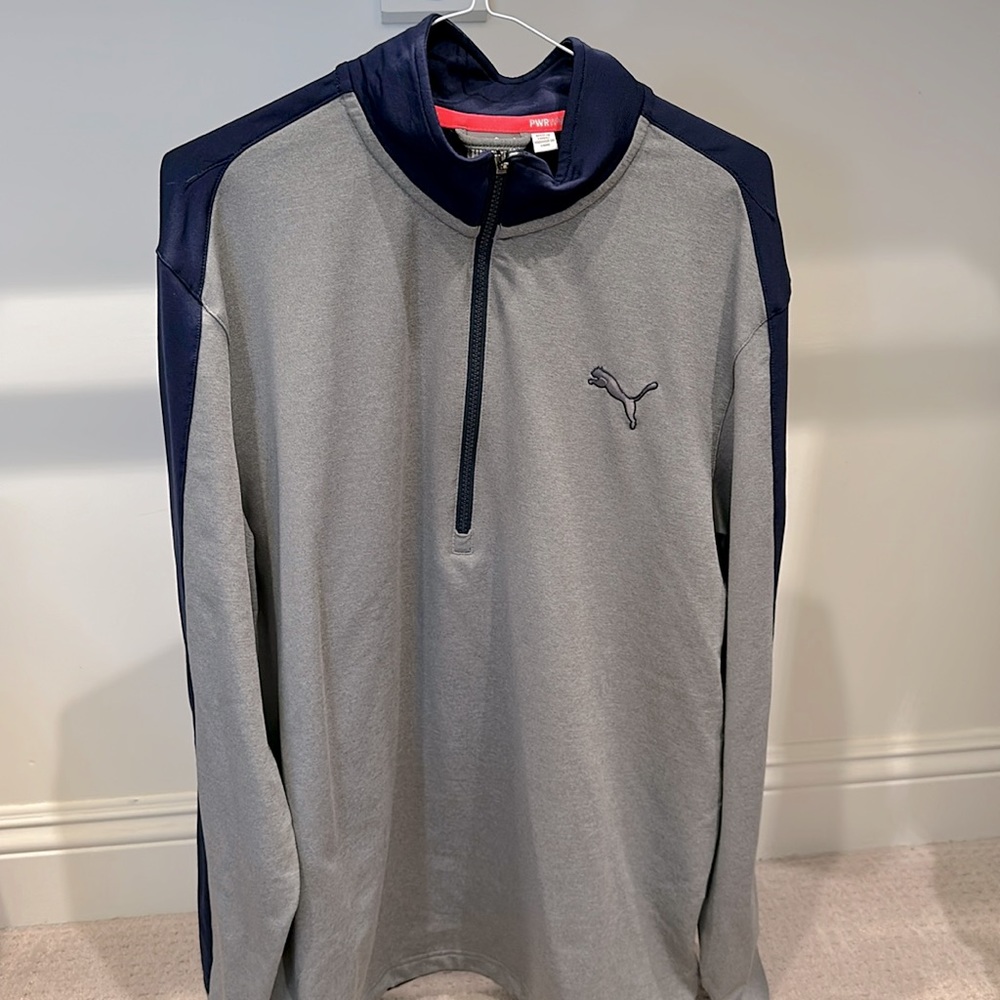 Puma golf pullover 1/4 zip size Large